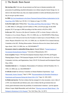 The Declassification Engine Endnotes