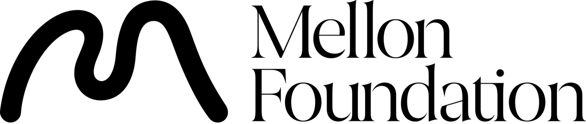 The Mellon Foundation logo, black text on transparent background