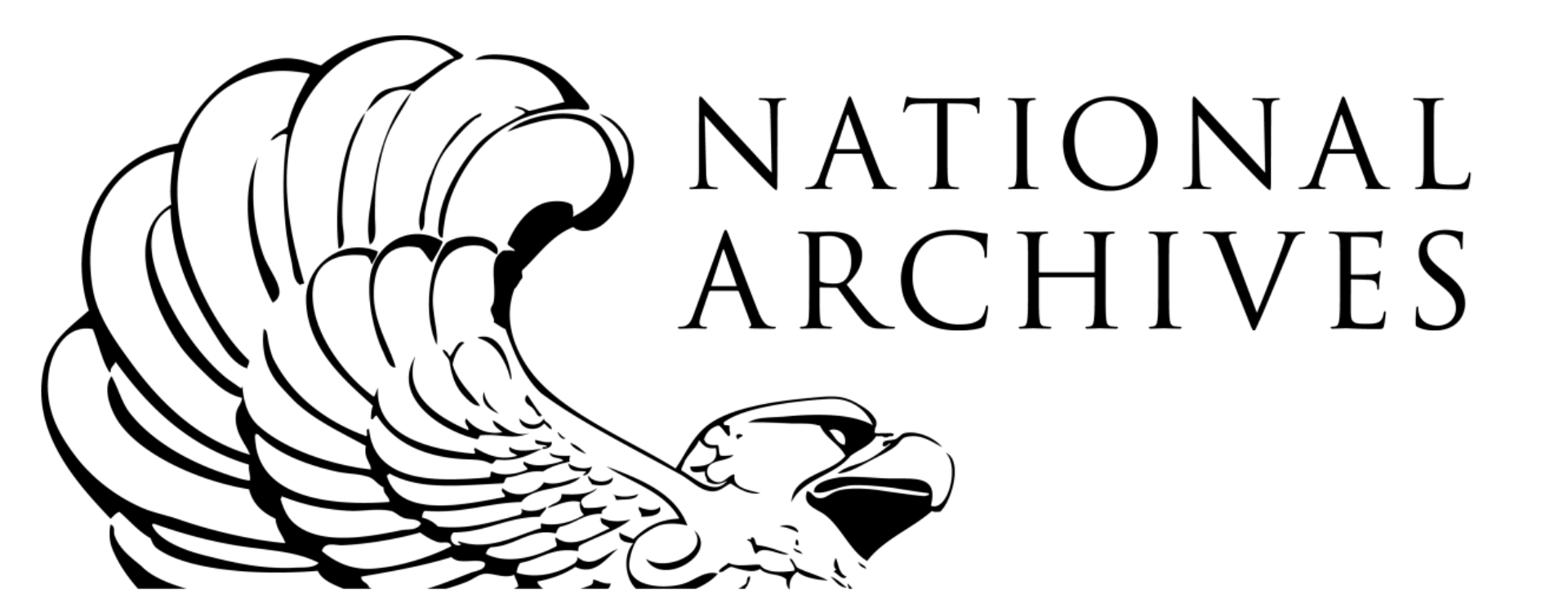 The National Archives logo, black on transparent background