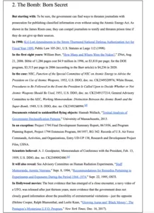The Declassification Engine Endnotes