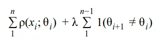 Regularized formula for the likelihood criterion