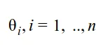 The parameters of the formula